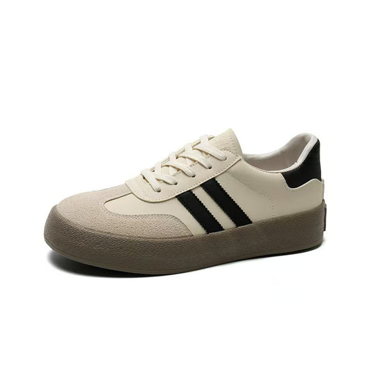 Damen Sneakers mit klassischem Retro-Design und verstärkter Sohle EB