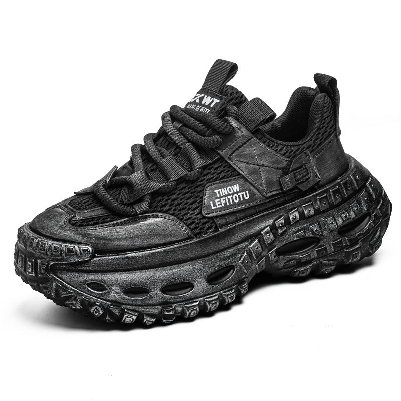 Damen Sportliche High-Top Sneakers mit einzigartigem Design und dämpfender Sohle EB