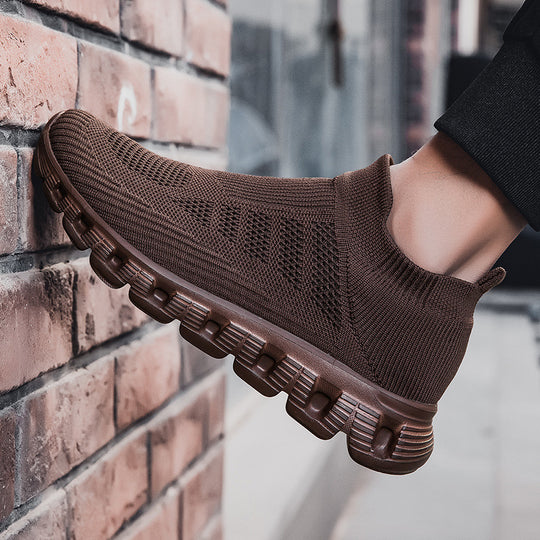 Damen Atmungsaktive Knöchelsneaker mit elastischem Obermaterial EB