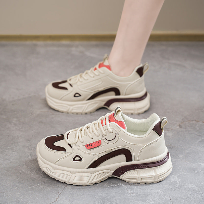 Damen Sportliche Chunky Sneakers mit atmungsaktivem Obermaterial EB