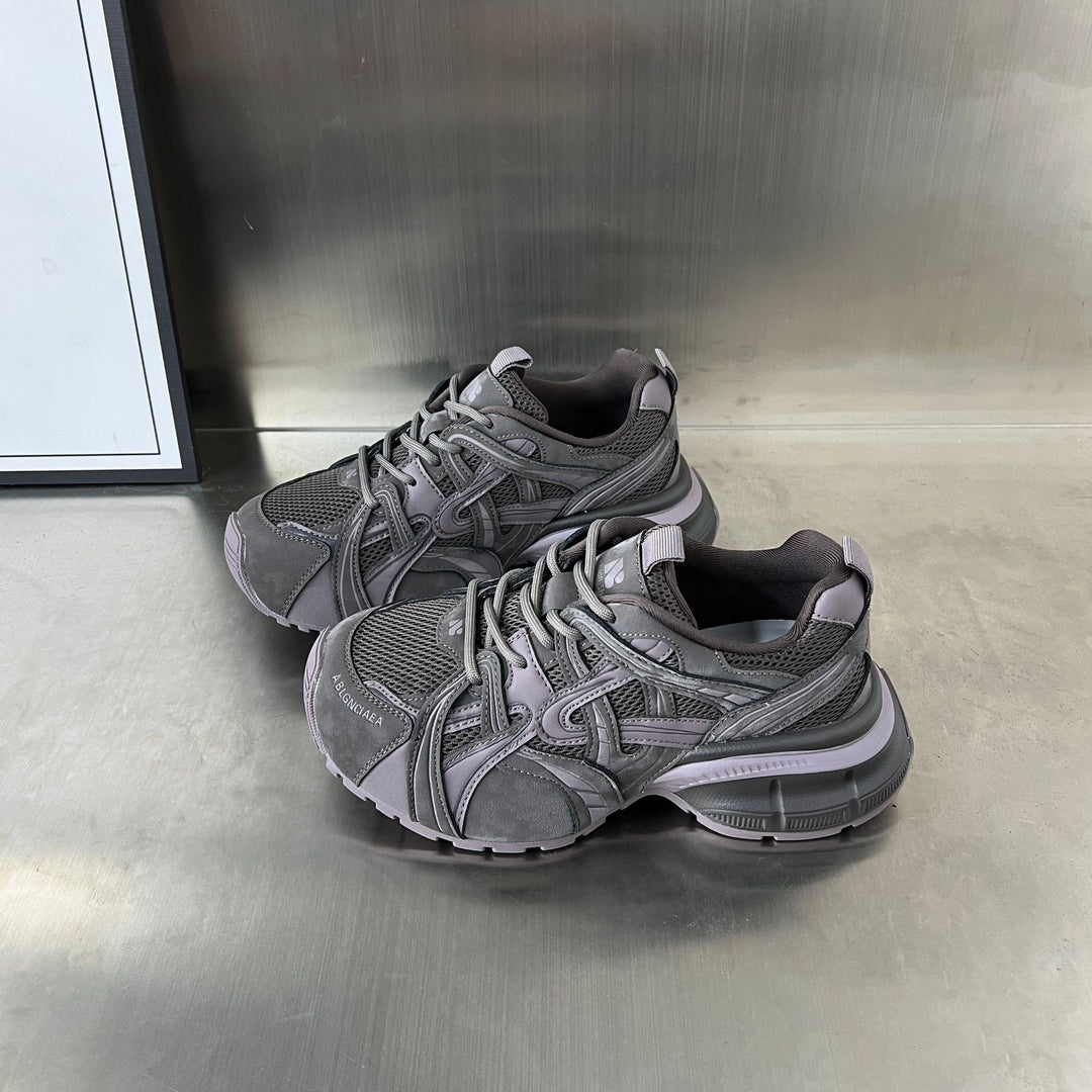 Damen Sportliche Mesh-Sneaker mit dämpfender Sohle und atmungsaktiver Konstruktion EB