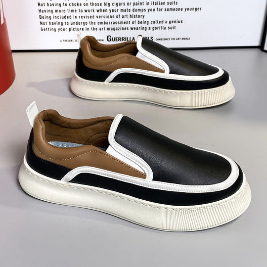 Damen Bequeme Slip-On Sneaker mit modischem Design und flexibler Laufsohle EB