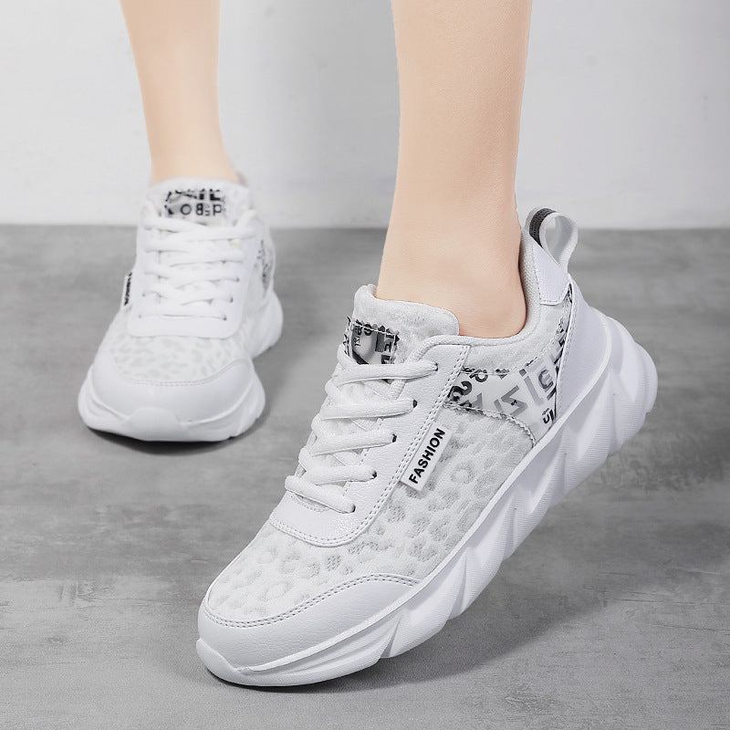 Damen nan modische City-Sneaker mit atmungsaktiver Netzoberfläche, gepolsterter Innensohle und geformter Leichtsohle EB
