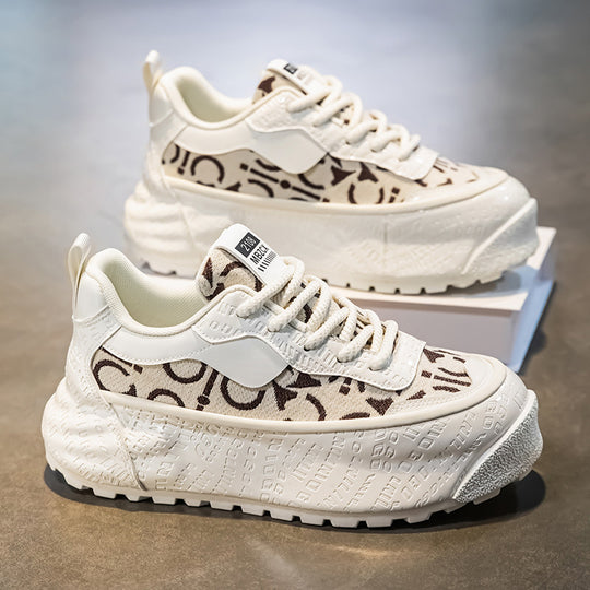 Damen Chunky Sneakers mit stilvollem Muster und hochwertiger Dämpfung EB