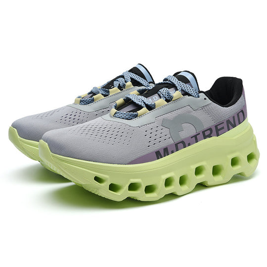 Unisex innovative Hohlkammer-Plateau-Sneaker mit ultraleichter Gittersohle und nahtlosem Mesh-Obermaterial EB