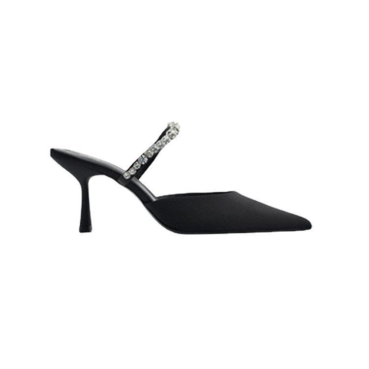 Damen Sling-Pumps mit funkelndem Riemen und elegantem Design EB