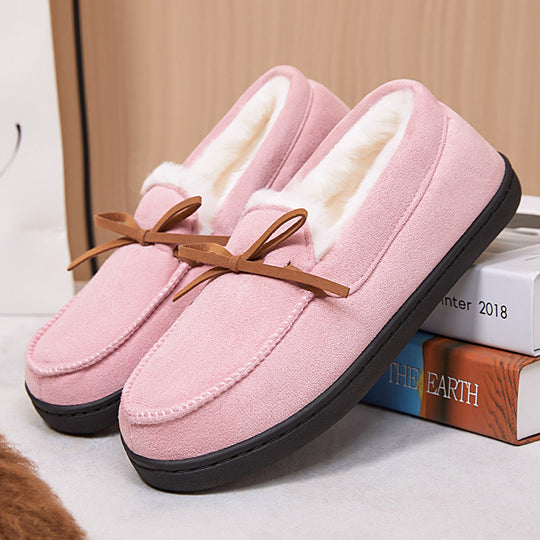 Damen Kuschelige Hausschuhe mit weichem Futter EB