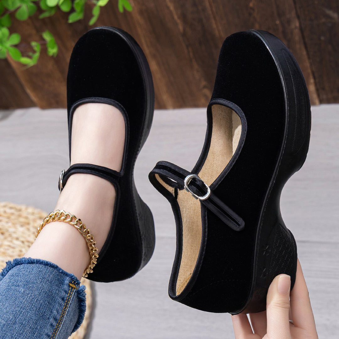 Damen elegante und bequeme Schlappen mit Riemen EB