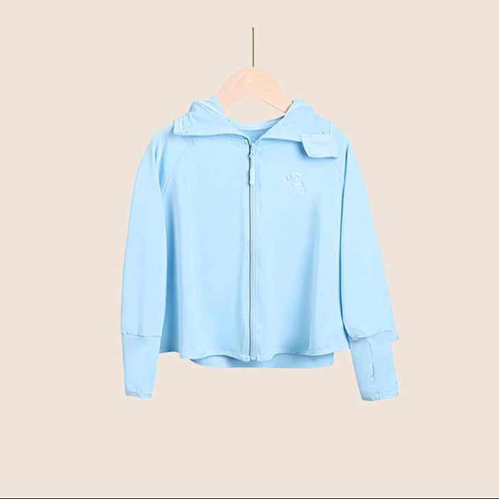 Damen leichte und atmungsaktive Sportjacke mit Kapuze EB