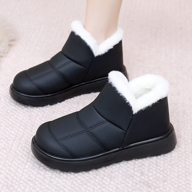 Damen Warmgefütterte Winterstiefel mit rutschfester Sohle EB