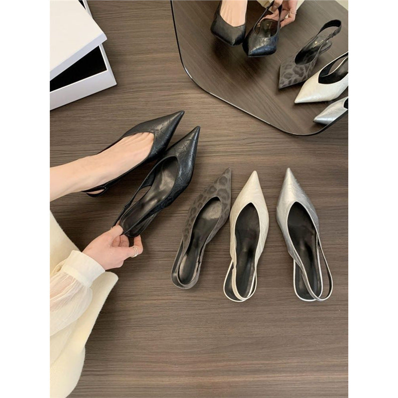Damen Slingback Pumps mit eleganter spitz zulaufender Silhouette EB