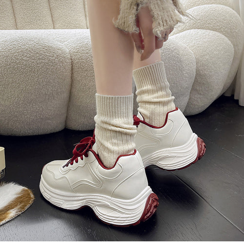 Damen Sportliche und trendbewusste Chunky Sneakers EB