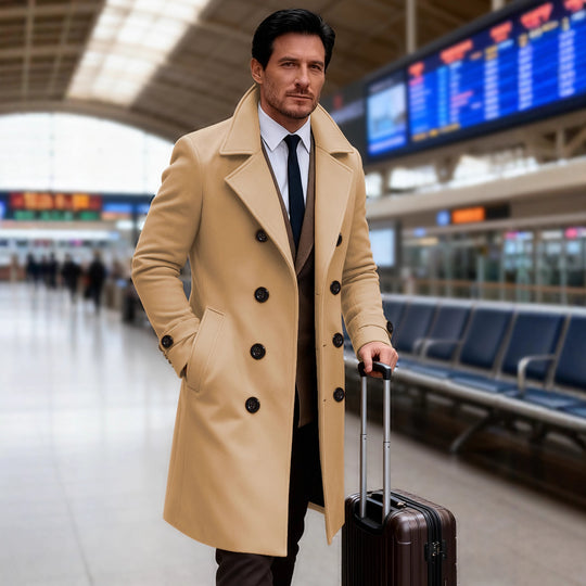 Herren eleganter Doppeltunnelmantel EB