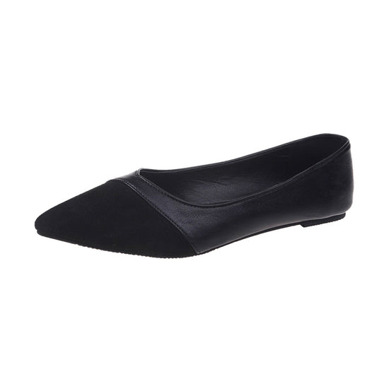 Damen elegante Ballerinas mit spitzem Zehenbereich EB