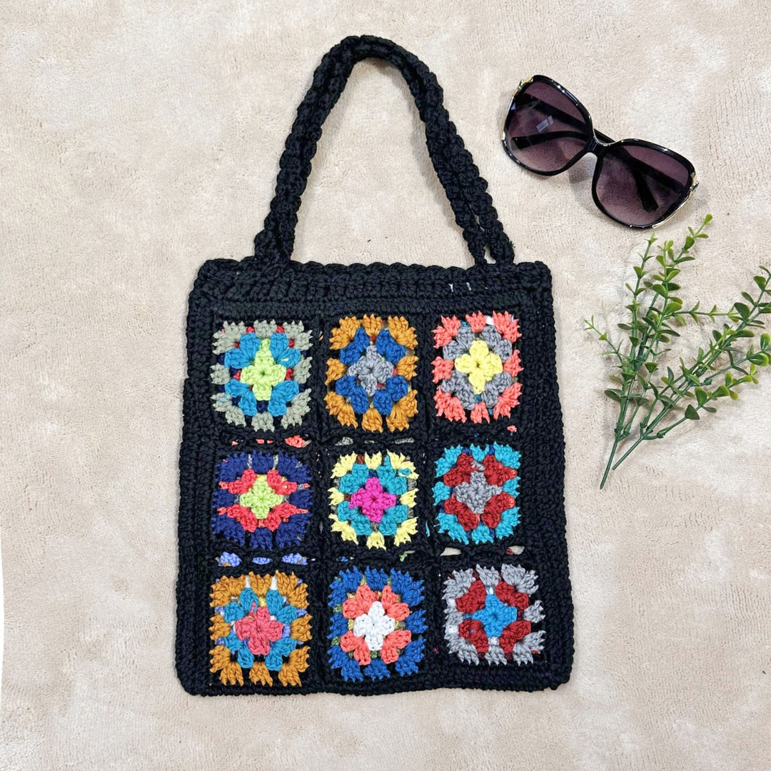 Damen Handgefertigte Häkel-Tasche EB