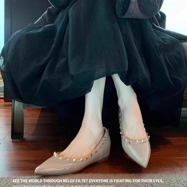 Damen Ballerinas mit dekorativem Riemen und komfortabler Innensohle EB