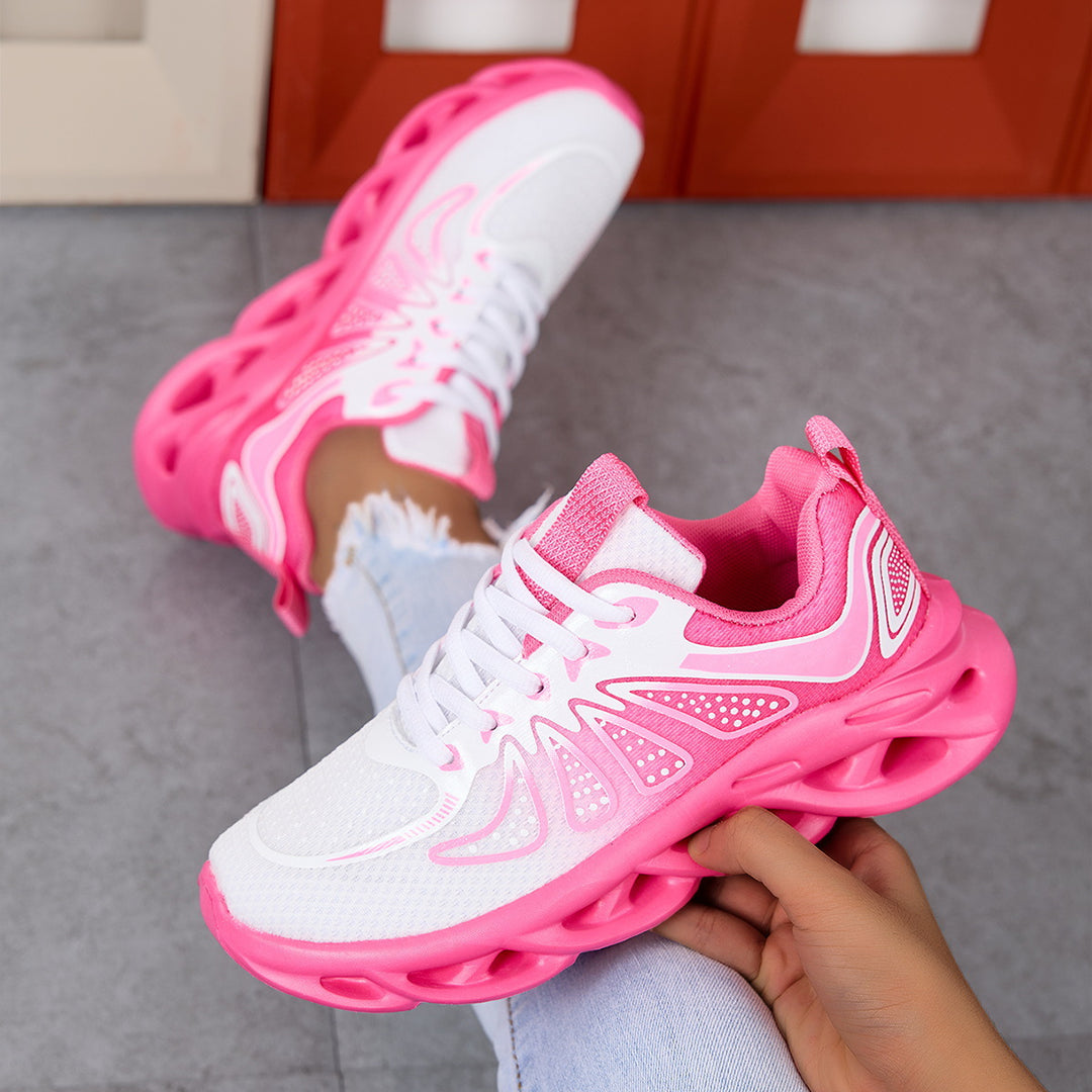 Damen Sportliche Leichtgewicht Sneakers mit innovativer Dämpfungstechnologie EB