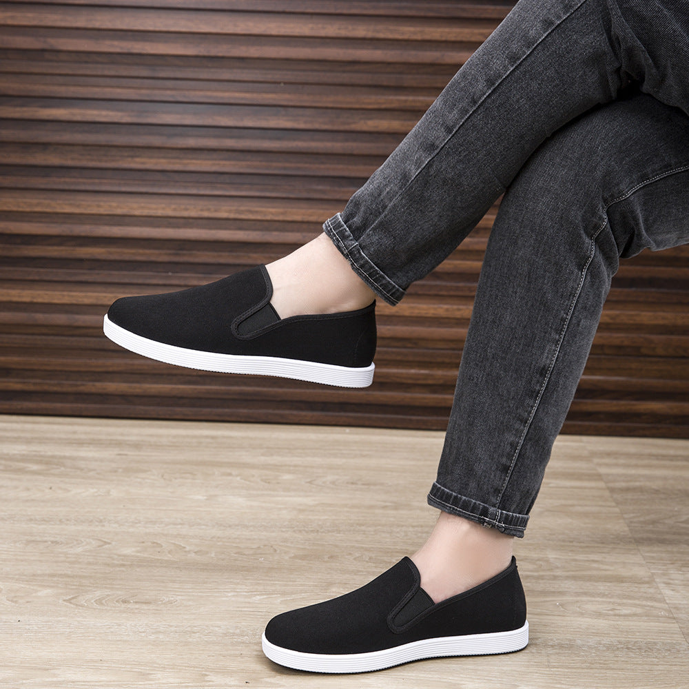 Damen vielseitige und komfortable Slip-On Sneakers mit elastischem Design EB