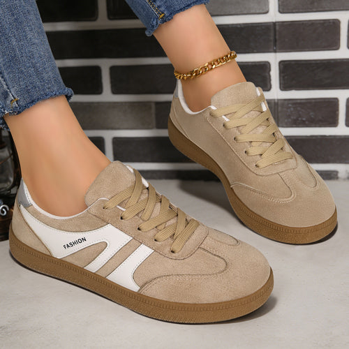 Herren nan retro Veloursleder Sneaker mit gepolstertem Fersenkragen und profilierter Gummilaufsohle EB