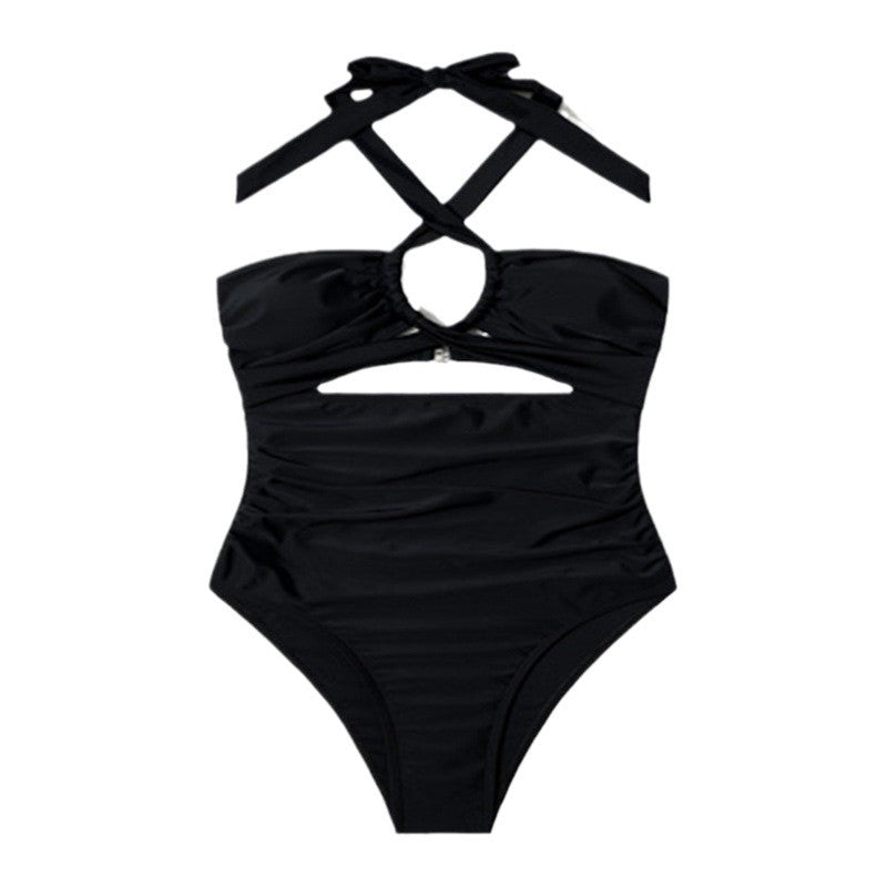 Damen Cut-Out Badeanzug mit verstellbaren Trägern EB
