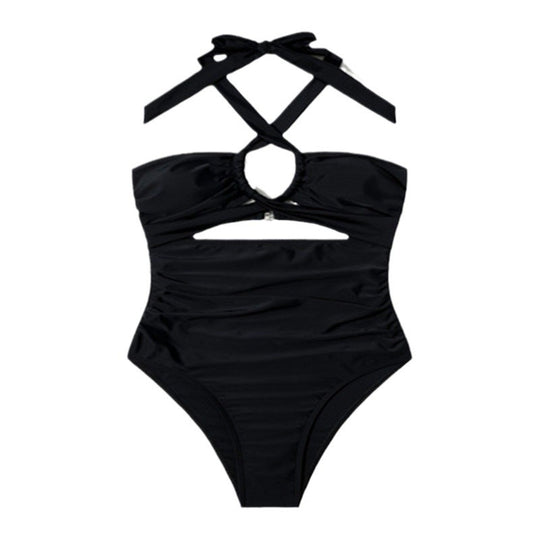Damen Cut-Out Badeanzug mit verstellbaren Trägern EB