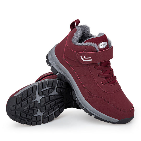 Damen Winterfest Stiefel mit wärmendem Innenfutter und rutschfester Sohle EB