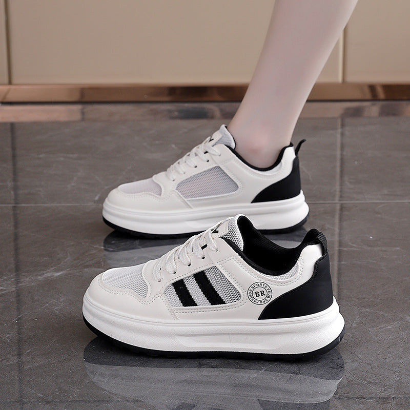 Damen Sportliche Sneakers mit atmungsaktiver Mesh-Oberfläche und stabilisierender Sohle EB