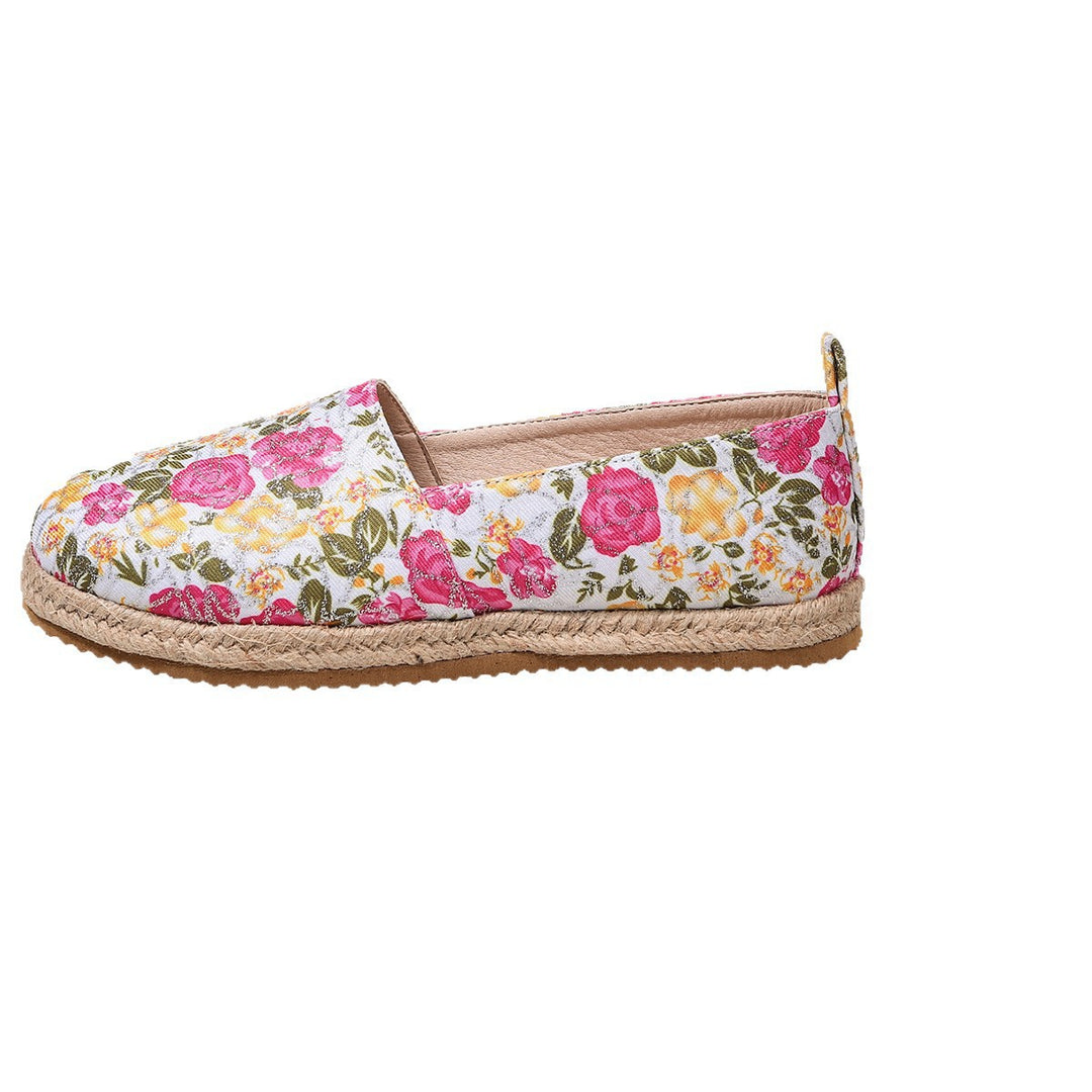 Damen Espadrilles mit floralem Design EB