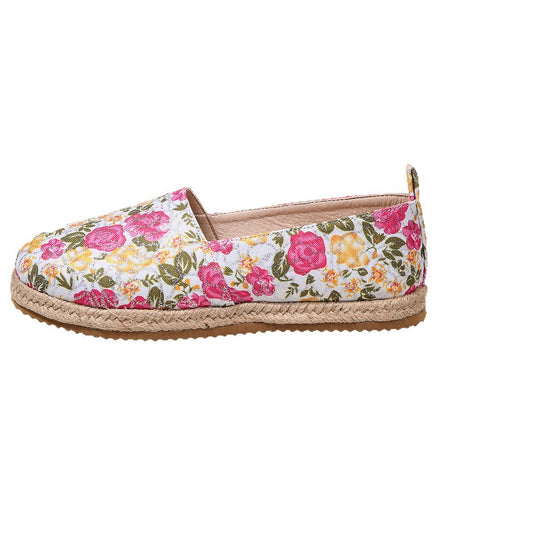 Damen Espadrilles mit floralem Design EB