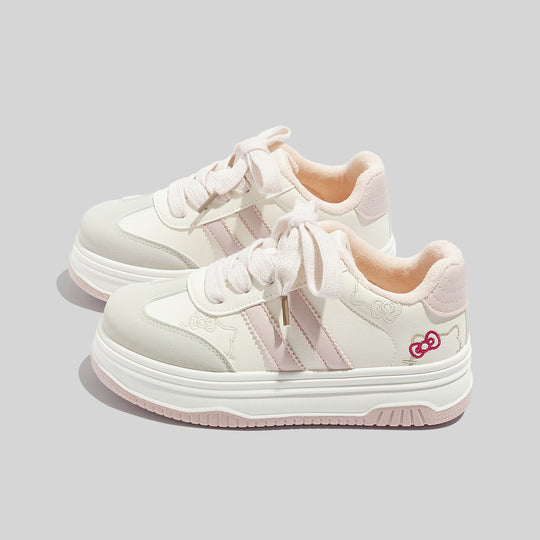 Damen Sportliche Sneaker mit weicher Innenpolsterung und blumigem Design EB