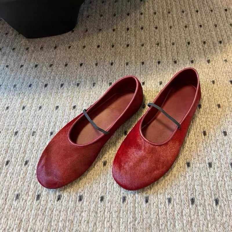 Damen Ballerinas mit flexiblem Riemendesign und komfortablem Fußbett EB