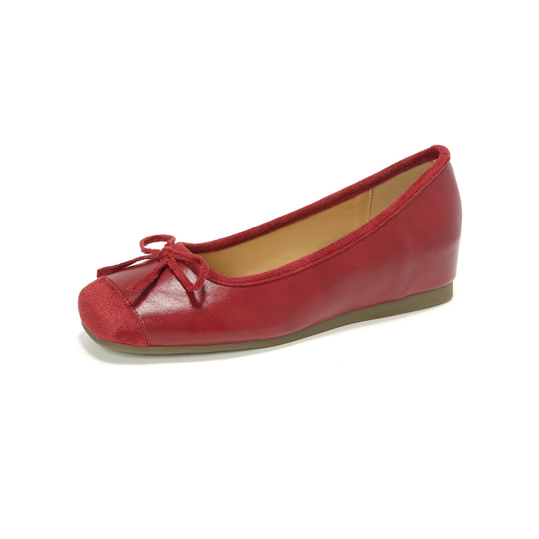 Damen Slingback Ballerinas mit dekorativem Schleifendetail EB
