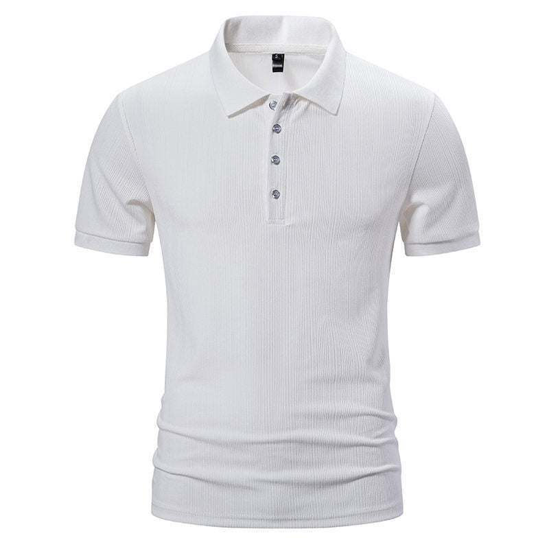 Herren Polohemd mit strukturiertem Design EB
