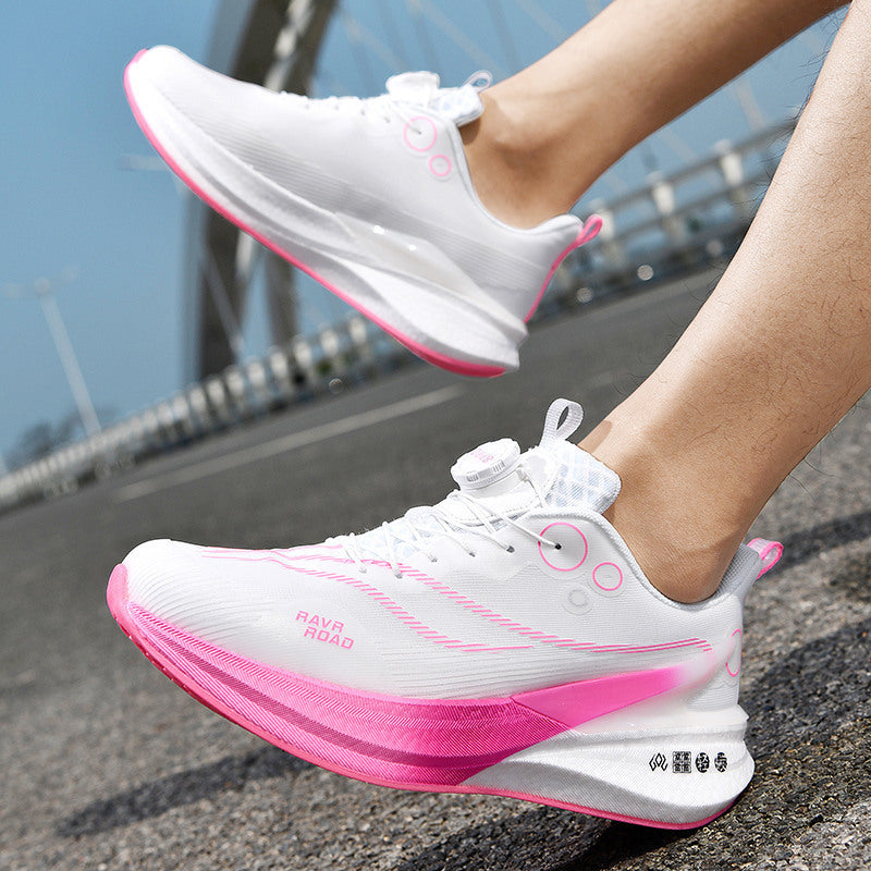 Unisex Performance-Laufschuhe mit Drehverschluss, mehrschichtiger Rebound-Zwischensohle und stabiler TPU-Fersenstütze EB