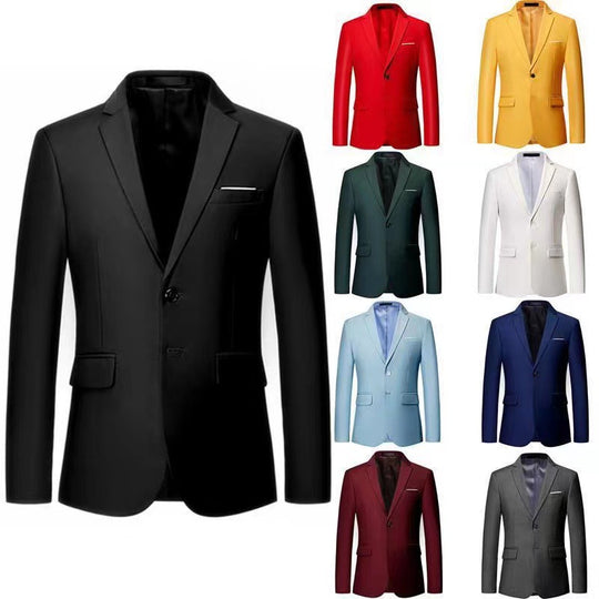 Herren nan tailliertes Sakko mit schmaler Silhouette, Stretchanteil und Pattentaschen EB