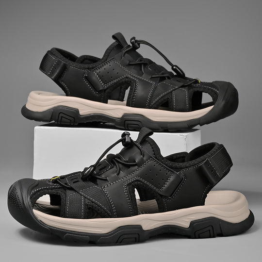 Herren Sportliche Sandalen mit rutschfester Sohle und verstellbarem Riemen EB