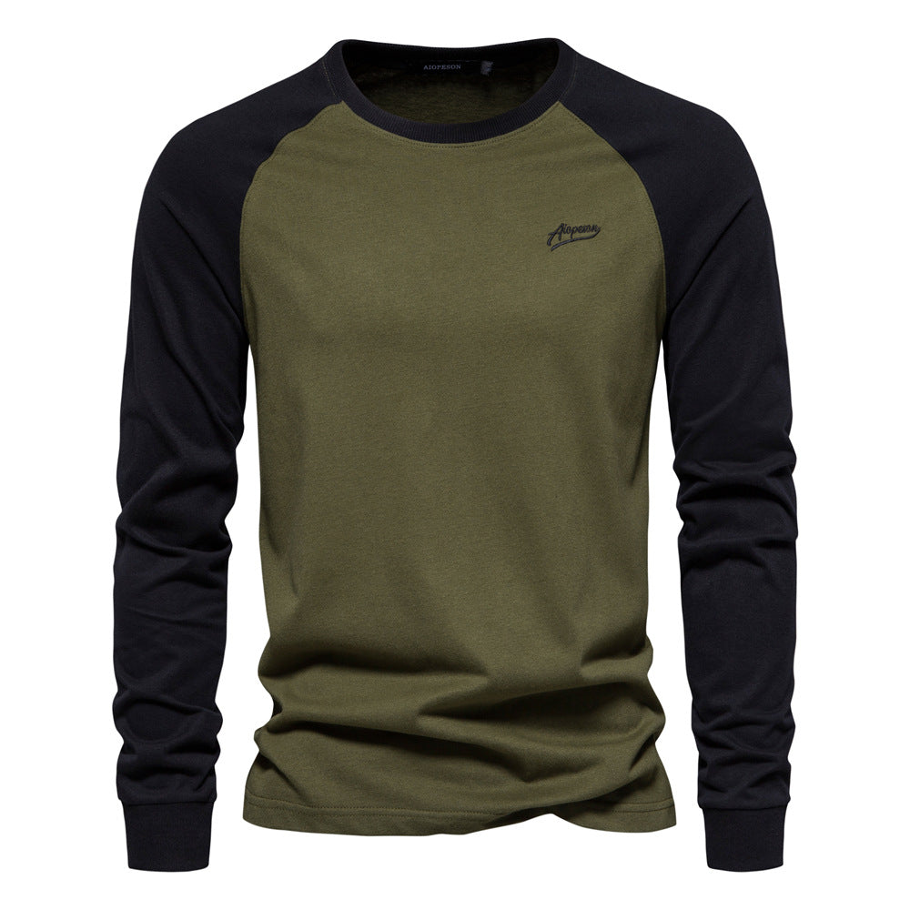 Herren Langarmshirt mit markantem Raglan-Design EB