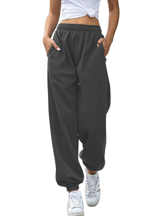 Damen nan gemütliches Lounge-Jogginganzug-Set mit Oversize-Hoodie und elastischer High-Waist Jogginghose EB