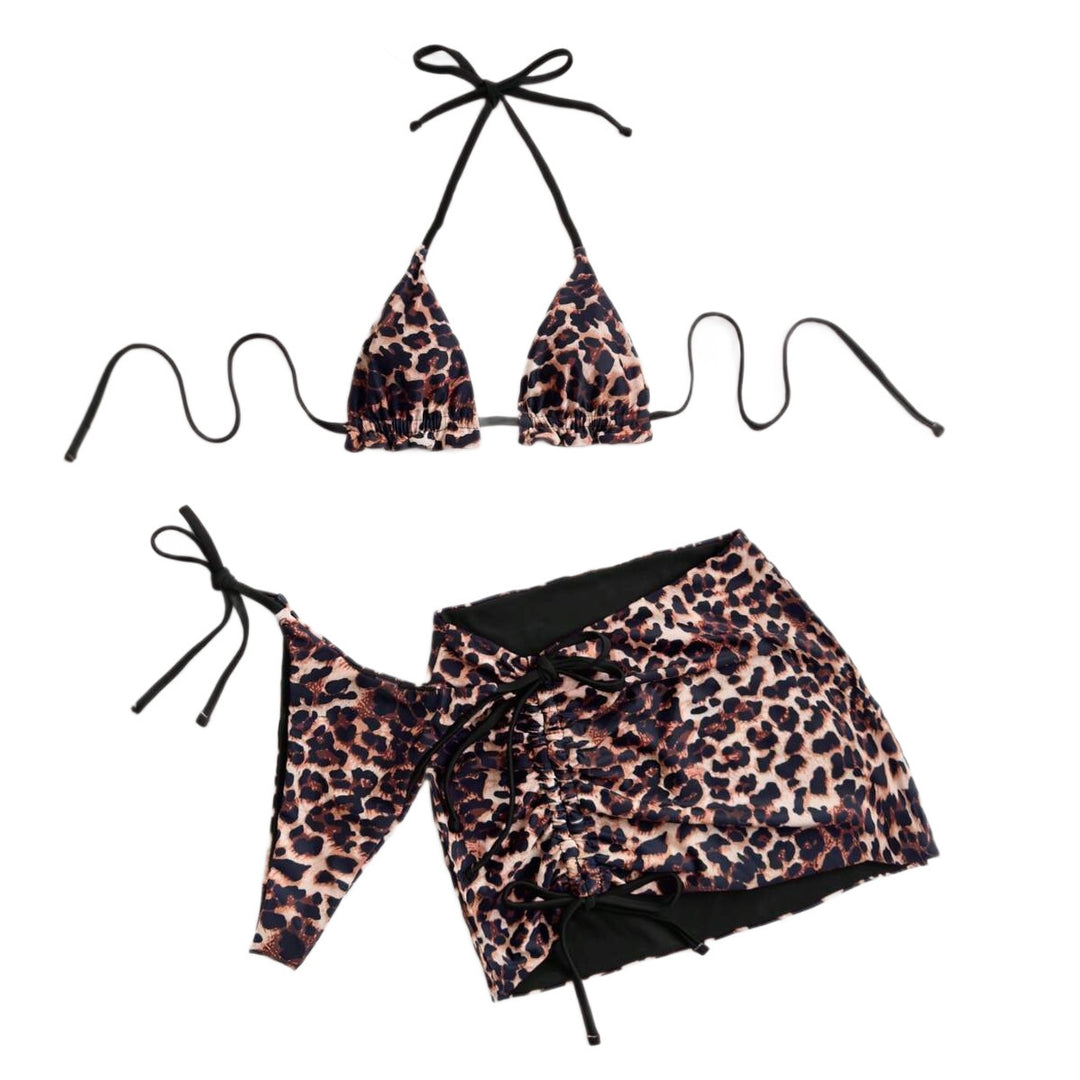 Damen Triangel-Bikini mit Wickelrock EB