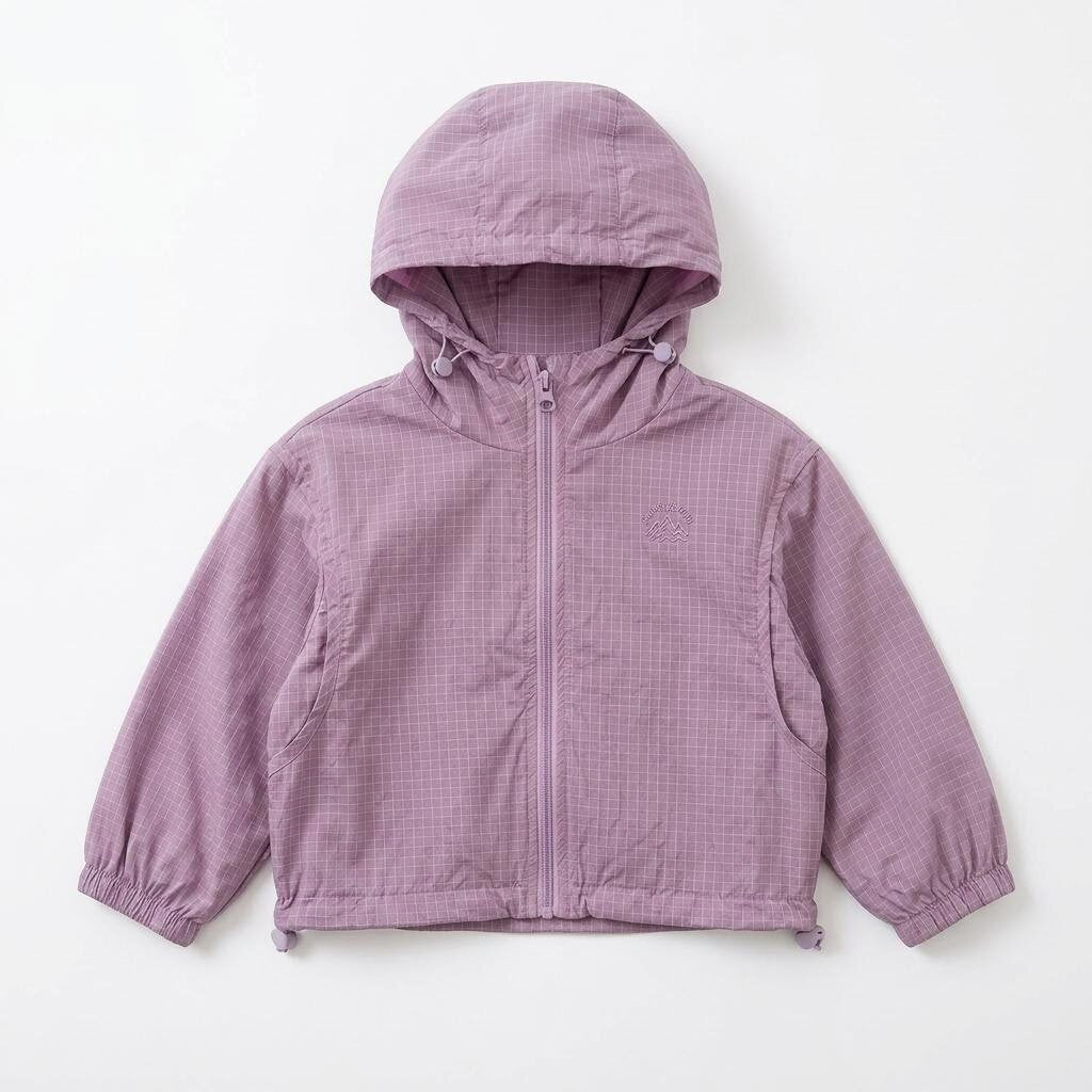 Unisex Nan leichte Ripstop Kapuzenwindjacke für Kinder EB