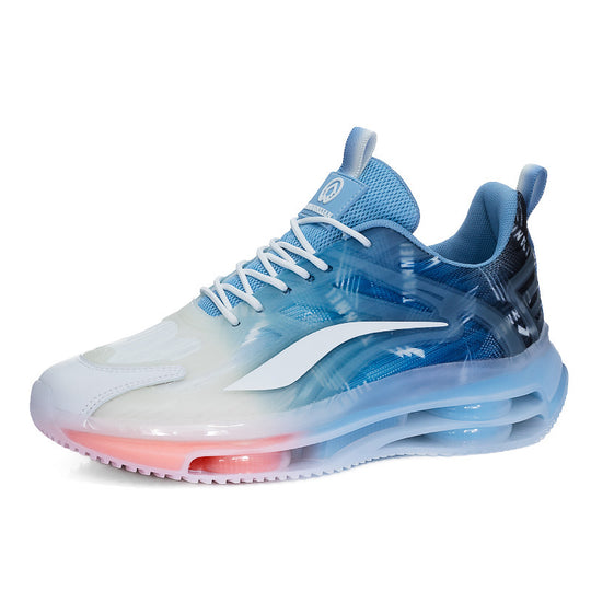 Unisex atmungsaktive Laufsneaker mit sichtbarer Luftkammersohle und reflektierendem Mesh-Obermaterial EB