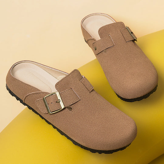 Damen Komfortable Clogs mit verstellbarem Riemen und anatomischer Fußbettgestaltung EB