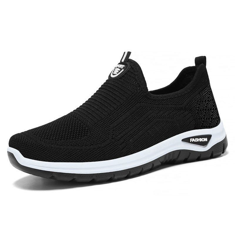 Damen Sportliche Slip-On Sneakers mit atmungsaktivem Obermaterial EB