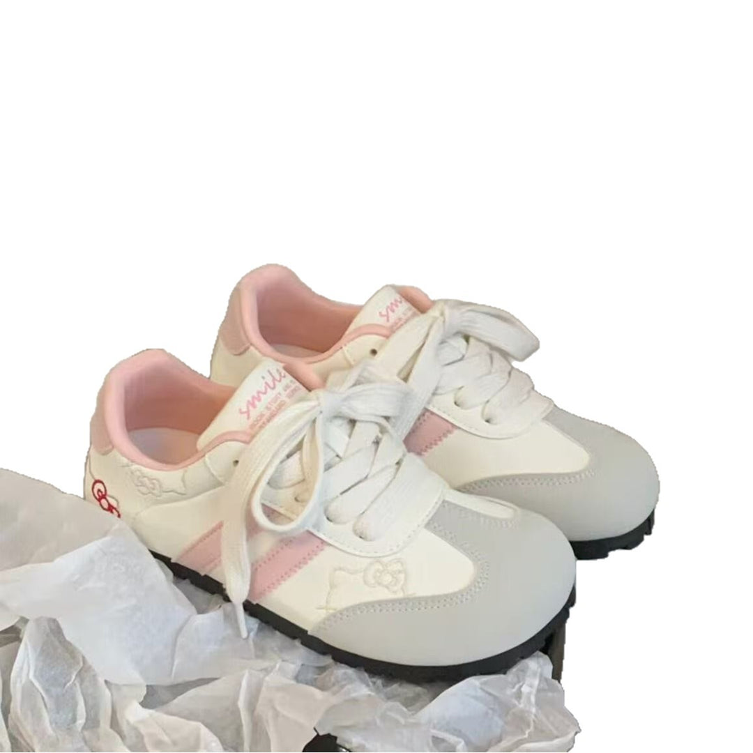 Damen Sportliche Sneakers mit niedlichem Motiv und atmungsaktivem Innenfutter EB