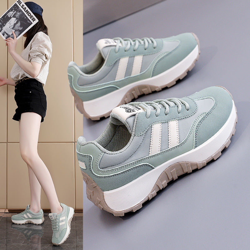 Damen Sportliche Lauf-Sneaker mit rutschfester Sohle und atmungsaktivem Obermaterial EB