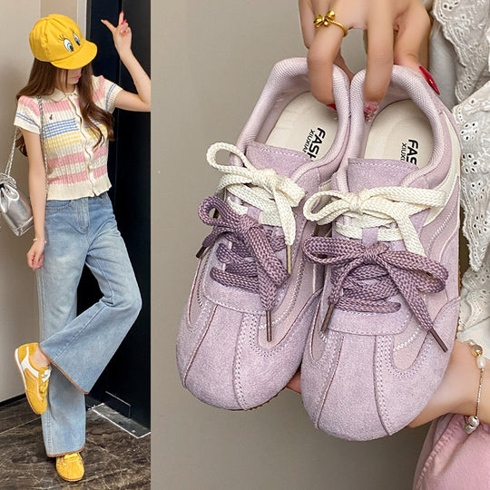 Damen sportliche Sneaker mit atmungsaktivem Obermaterial und komfortabler Sohle EB