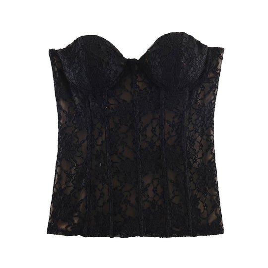 Damen Spitzen-Bustier mit verführerischem Design und eleganten Details EB