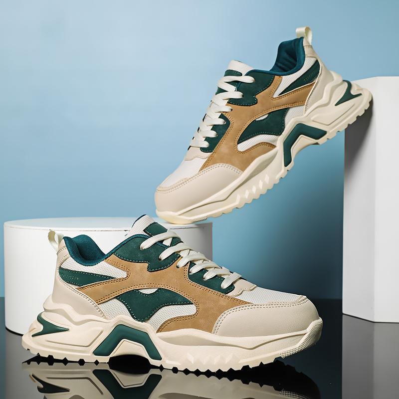 Damen Sportliche Chunky Sneakers mit atmungsaktiver Mesh-Oberfläche und rutschfester Sohle EB