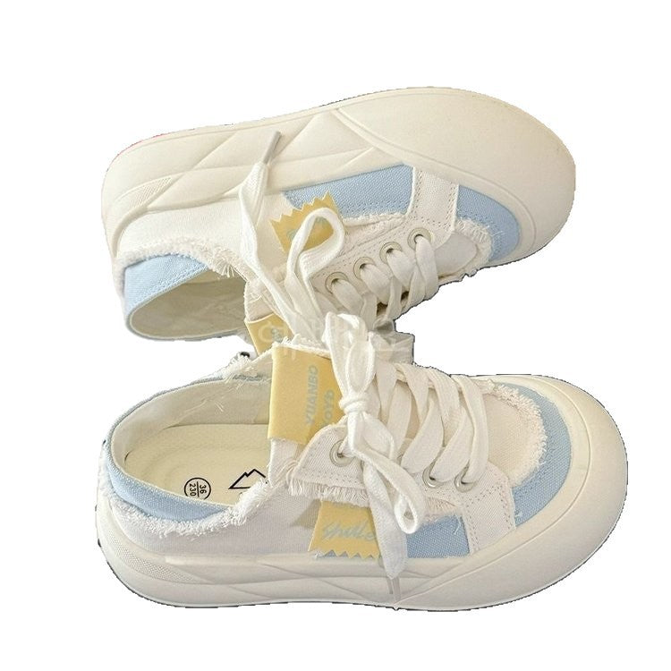 Damen Sportliche Sneakers mit lässigem Style und übergroßer Sohle EB