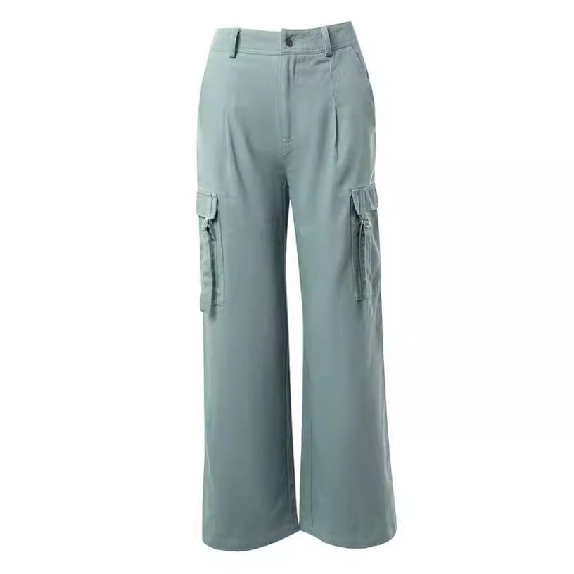 Damen Cargo-Hose mit weitem Schnitt und praktischen Taschen EB